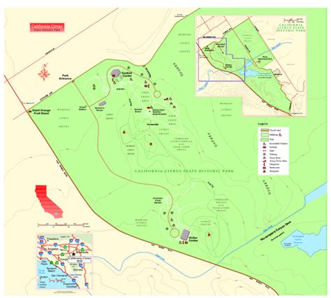 california citrus state park map.